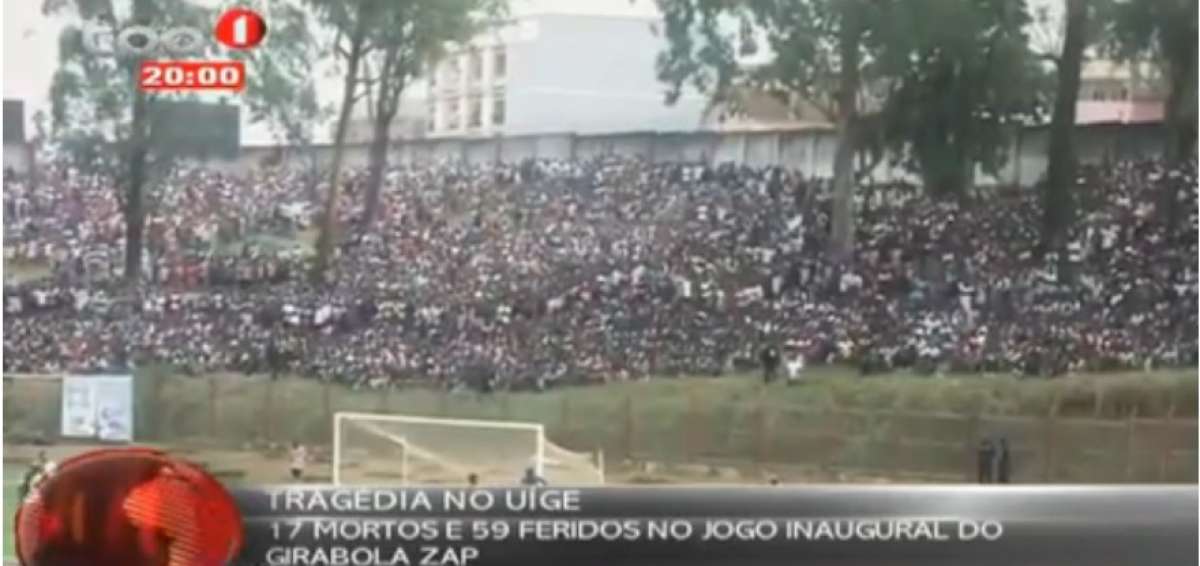 Tragedia en Angola: fallecen 17 aficionados en partido inaugural de liga