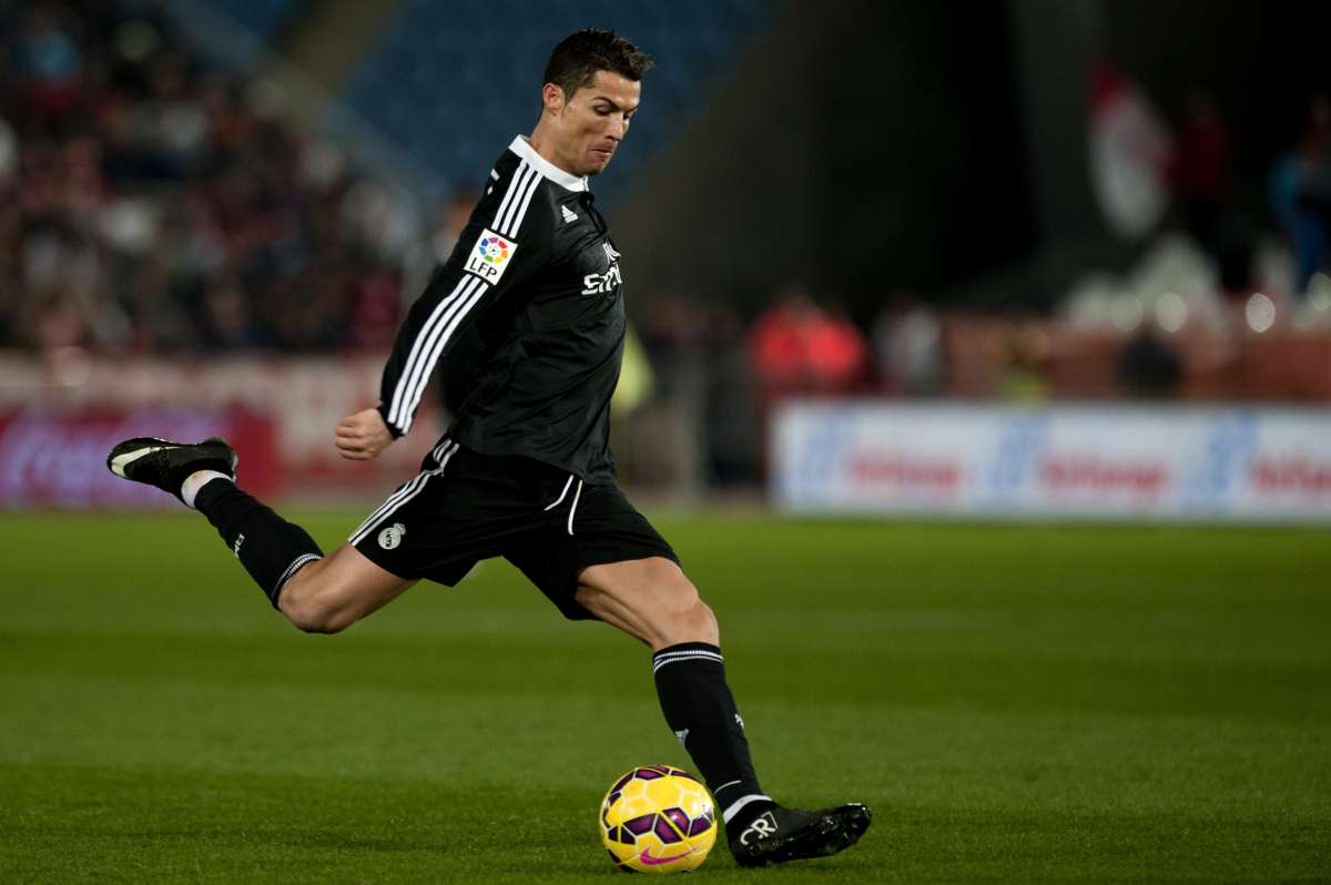 Cristiano Ronaldo hizo un doblete y se consolid&oacute; como el goleador de la liga espa&ntilde;ola. Foto: AFP