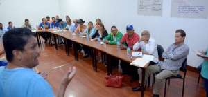 Acceder a maquinaria para mejorar la labor en el campo fue una de las demandas de las asociaciones de productores.