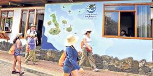 Turistas recorren el Parque Nacional Gal&aacute;pagos, situado en la isla Santa Cruz. Foto: Alfredo Piedrah&iacute;ta / El Tel&eacute;grafo