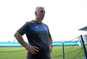 El orientador t&aacute;ctico espera adaptarse a Emelec y para &eacute;l lo m&aacute;s importante ahora es conocer a los jugadores. Foto: Jos&eacute; Mor&aacute;n / El Tel&eacute;grafo.