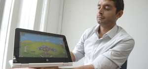 El guayaquile&ntilde;o Carlos Huerta, de 34 a&ntilde;os, cre&oacute; la aplicaci&oacute;n &ldquo;Moi Aprendizaje Social&rdquo;. Su proyecto ha tenido el respaldo de instituciones p&uacute;blicas y privadas.