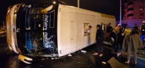 El bus involucrado en el accidente de tr&aacute;nsito de Ambato se dirig&iacute;a hacia Puyo.