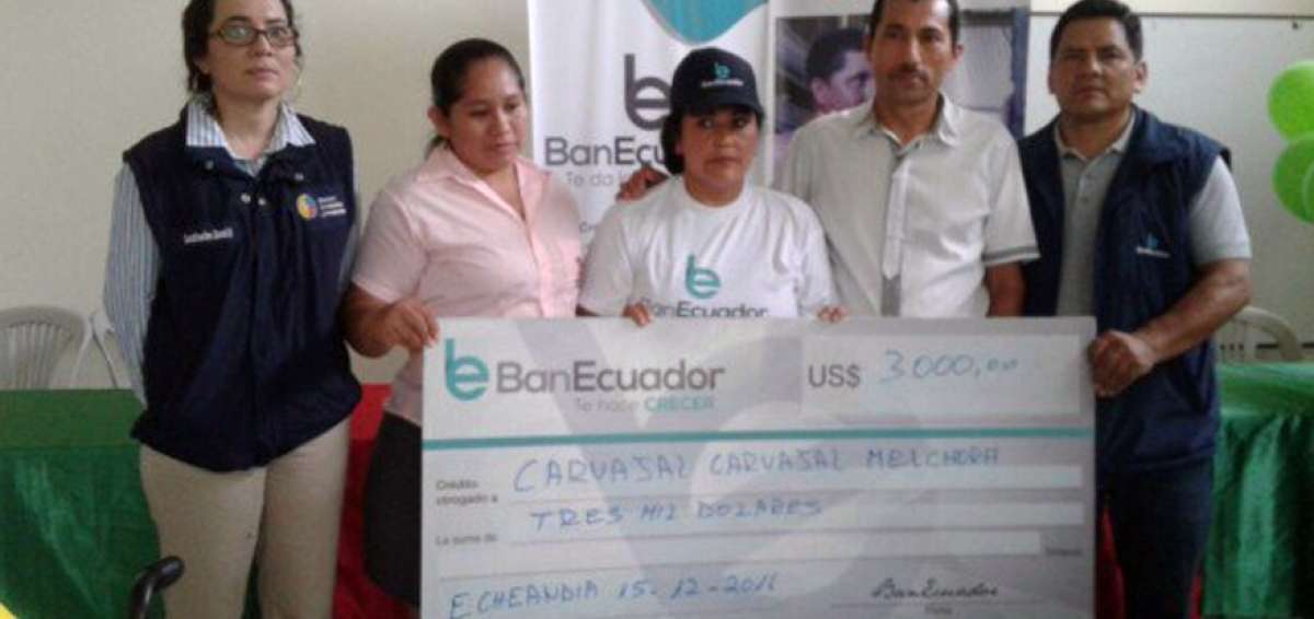 BanEcuador entreg&oacute; $ 9,87 millones de cr&eacute;ditos en Bol&iacute;var