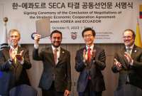Ekl acuerdo comercial entre Ecuador y Corea permitirá ingreso de nuevos productos al país asiático. 