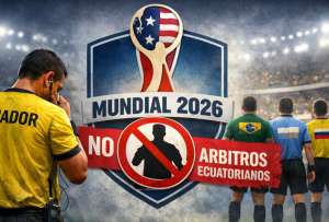 No habr&aacute; &aacute;rbitros ecuatorianos en el Mundial.
