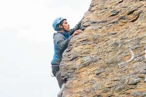 El Hulk se encuentra enclavada en medio de la cordillera de Sierra Nevada. Para acceder a la pared se requiere una caminata de al menos 6 horas. Felipe (foto) y Santiago lo escalar&aacute;n. Foto: Santiago Aguirre |  El Tel&eacute;grafo