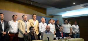 Los 24 representantes de los clubes que integran la Liga Pro se reunieron hace tres semanas para anunciar que no participar&iacute;an en la Copa Ecuador. 