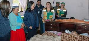 Las Manuelas visitaron hogares de personas con discapacidad en Chordeleg