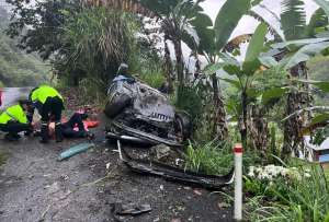 El Ecu 911 gestiona ayuda y logística en los accidentes que ocurren en Ecuador. 
