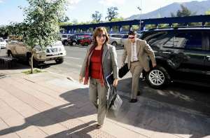 Doris Soliz, secretaria ejecutiva de PAIS, se reuni&oacute; ayer con los 6 coordinadores de PAIS. &Aacute;lvaro P&eacute;rez/ El Tel&eacute;grafo