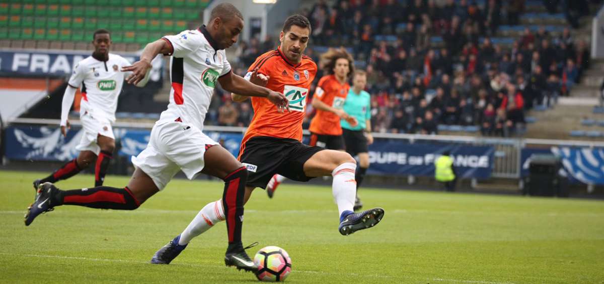 El Niza, l&iacute;der de la Ligue 1, eliminado de la Copa por el Lorient