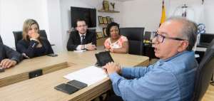El director del medio p&uacute;blico, Orlando P&eacute;rez, se reuni&oacute; ayer con las autoridades del CPCCS.