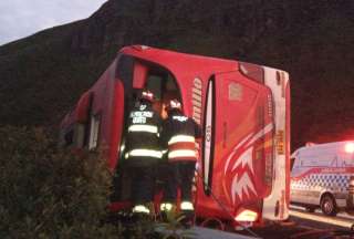 ANT someterá a una revisión técnica a la cooperativa del bus que se accidentó en la vía a Papallacta