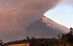 Volc&aacute;n Cotopaxi desde Mulal&oacute;. Foto: Roberto Ch&aacute;vez / El Tel&eacute;grafo 