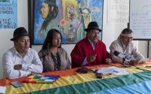 La Conaie anunci&oacute; una asamblea con miras a un paro nacional. Foto: Miguel &Aacute;ngel Jim&eacute;nez/El Tel&eacute;grafo