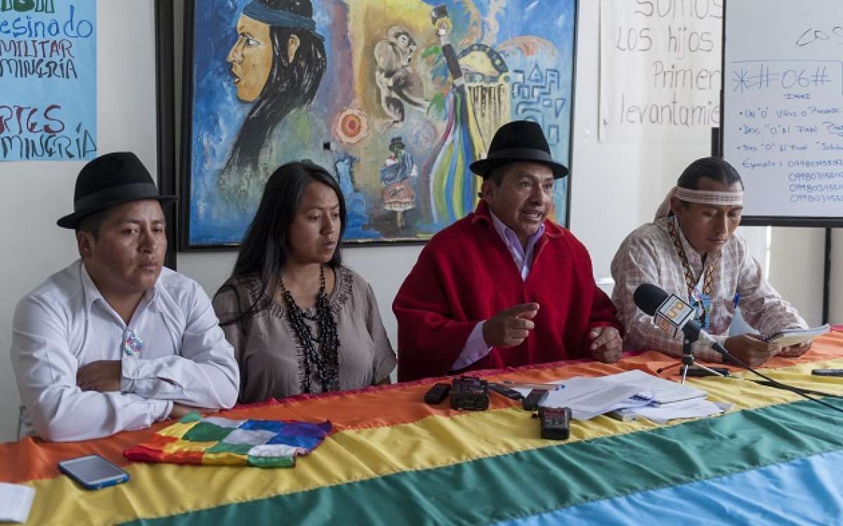 La Conaie anunci&oacute; una asamblea con miras a un paro nacional. Foto: Miguel &Aacute;ngel Jim&eacute;nez/El Tel&eacute;grafo