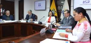 Los integrantes del Pleno, en su sesi&oacute;n N&deg;21.