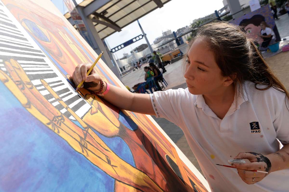 IPAC gana concurso intercolegial de pintura sobre propiedad intelectual