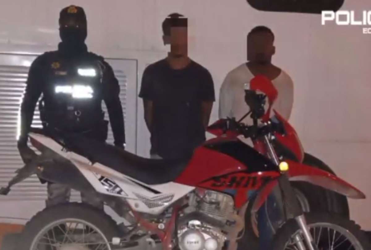 Dos asaltantes fueron detenidos por la Policía en Quinindé