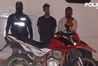 Dos asaltantes fueron detenidos por la Policía en Quinindé