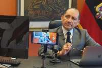 Embajador ecuatoriano en Pekín, Carlos Larrea, en entrevista exclusiva para El Telégrafo.