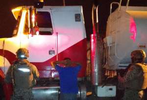 Manabí: Bloque de Seguridad neutralizó tanquero con 10.000 galones de diésel presuntamente de contrabando