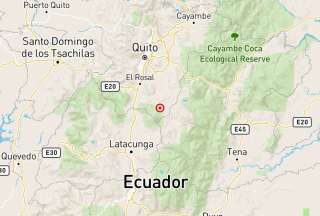 Temblor se registró en la provincia de Pichincha, este sábado