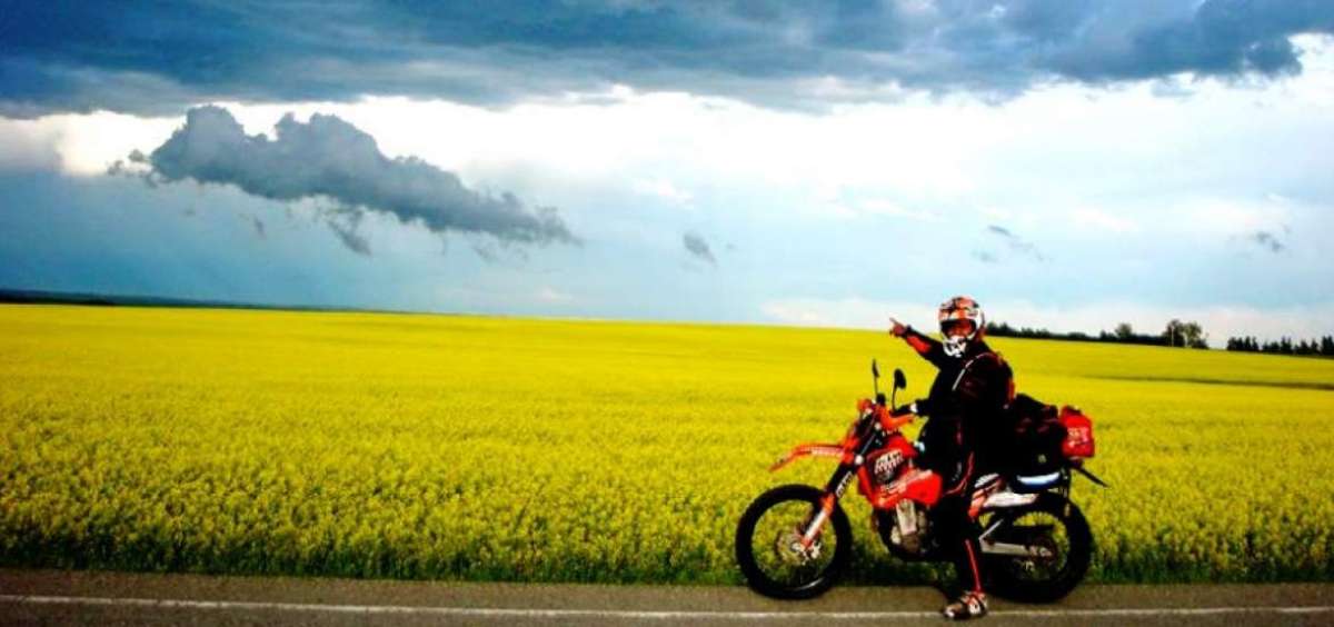 Julio Vel&aacute;stegui cumpli&oacute; 36 a&ntilde;os y su sue&ntilde;o de recorrer el mundo en bicicleta empez&oacute; hace una d&eacute;cada.