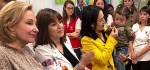 Esposas de presidentes de Ecuador y Chile visitaron Telet&oacute;n