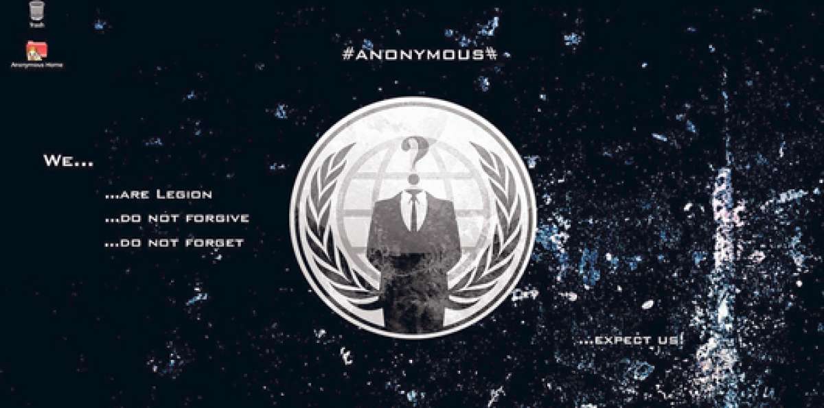 Una captura de pantalla de uno de los blogs de Anonymous, quiz&aacute;s la red de hackers m&aacute;s famoso del mundo. Foto: Tomado de http://cdn1.tnwcdn.com