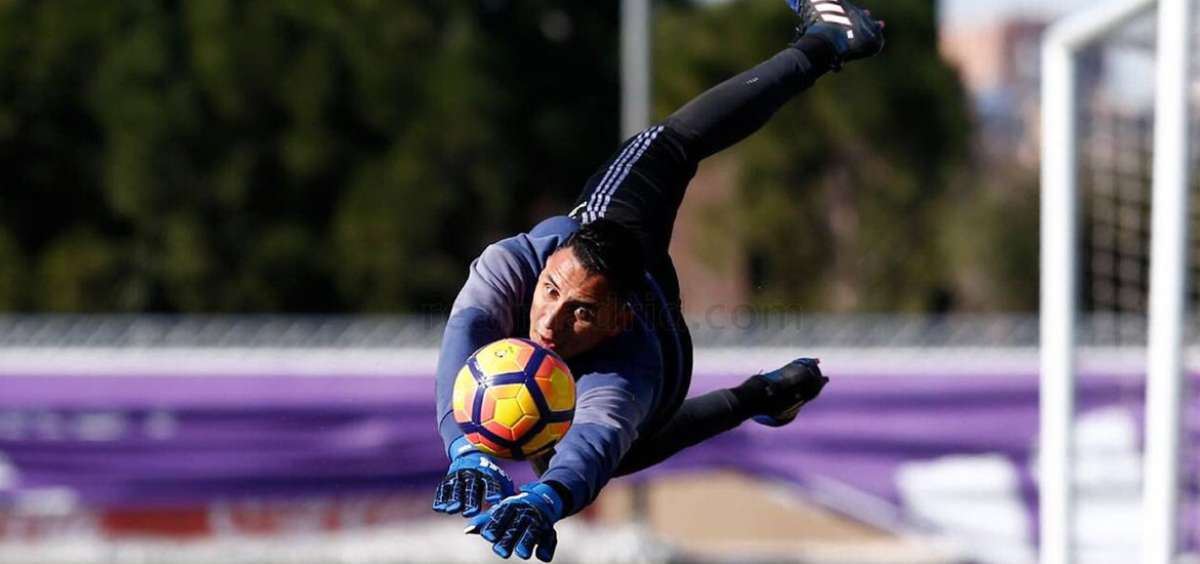 Florentino: "Todo el mundo est&aacute; encantado con Keylor Navas"