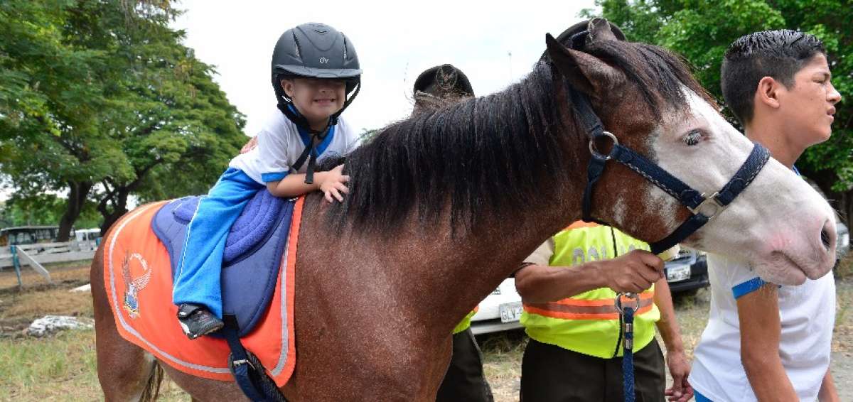 Johnny, de 5 a&ntilde;os, quien mont&oacute; por primera vez un equino cuando ten&iacute;a cinco meses, mejor&oacute; su motricidad. 