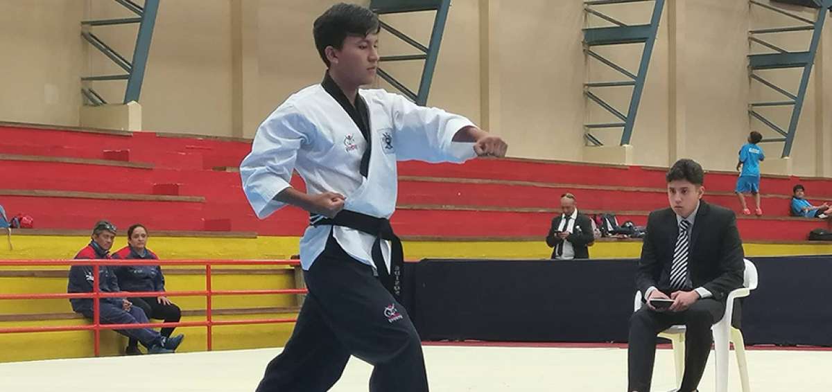 El karateca &Eacute;dison Chiguano obtuvo la medalla de oro en los cuartos Juegos Deportivos Nacionales Adaptados.
