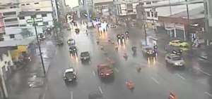 Intensa lluvia cae en varios sectores de Guayaquil