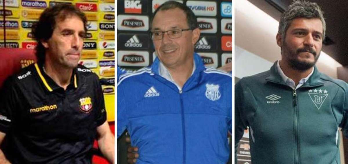 Guillermo Almada (BSC), Alfredo Arias (CSE) y Gustavo Mun&uacute;a (LDQ), t&eacute;cnicos uruguayos.