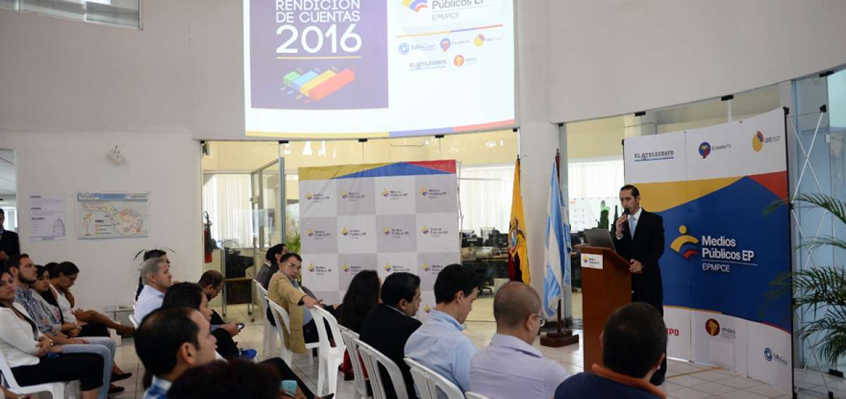 En las instalaciones de diario EL TEL&Eacute;GRAFO, en Guayaquil, se informaron las metas cumplidas en el a&ntilde;o 2016.