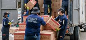 Autoridades entregaron 4.000 cajas de alimentos en Guayaquil