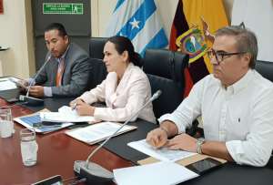 La cuarta reunión del COE Nacional tuvo lugar en el Ecu 911 de Samborondón. 