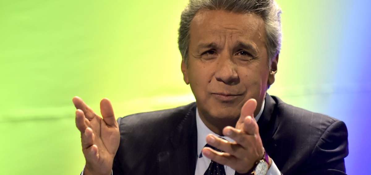 El mandatario electo del Ecuador mantuvo un conversatorio con la prensa extranjera.