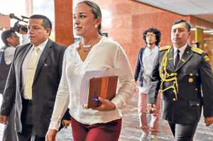 La presidenta Gabriela Rivadeneira espera hasta fines de septiembre tener el informe final del C&oacute;digo Laboral. Miguel Jim&eacute;nez/ El Tel&eacute;grafo