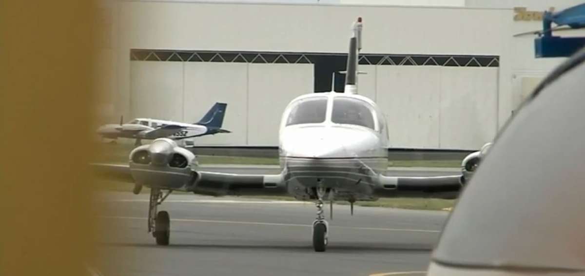 Avi&oacute;n ejecutivo con matricula de Estados Unidos, registrado a nombre de la empresa Sky Jet Elite Corporation de Fort Lauderdale cuyo presidente fue Juan Pablo Larrea.
