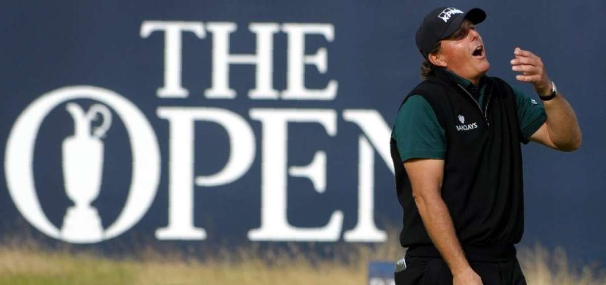 Mickelson, primer l&iacute;der en el Abierto Brit&aacute;nico de golf