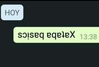 Truco para enviar mensajes al revés por Whatsapp