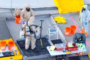 El laboratorio fue desmantelado