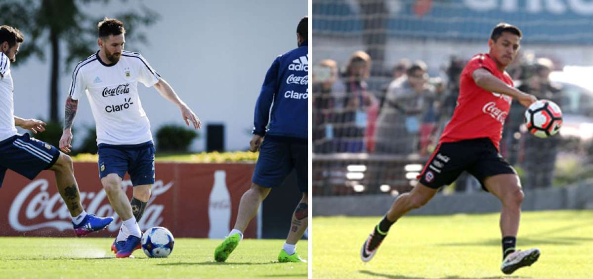 Lionel Messi liderar&aacute; a la selecci&oacute;n argentina en el partido de esta noche en el estadio Monumental. La &lsquo;Pulga&rsquo; lleg&oacute; el lunes a Buenos Aires procedente de Barcelona. En la gr&aacute;fica derecha, Alexis S&aacute;nchez, del Arsenal de Inglaterra, se recuper&oacute; de una lesi&oacute;n de tobillo y ser&aacute; titular esta noche ante la Albiceleste.