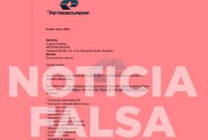 Mensajes falsos sobre trabajos en Petroecuador circulan en redes sociales. 