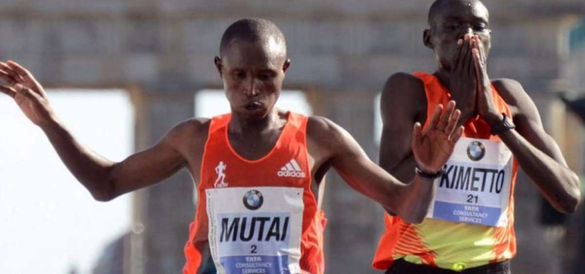 Emmanuel Mutai fue segundo en Berl&iacute;n hace dos a&ntilde;os con un tiempo de 2:03:13, solo fue superado por el r&eacute;cord mundial, Dennis Kimetto (02:02:57).