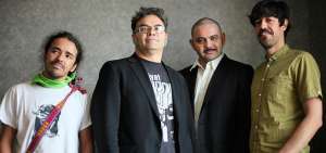 Rub&eacute;n Albarr&aacute;n (I), Joselo y Quique Rangel, m&aacute;s Emmanuel del Real integran el grupo Caf&eacute; Tacvba.