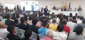 Sesi&oacute;n del Municipio de Chone por las fiestas de cantonizaci&oacute;n.